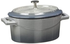 Pentole Agnelli Coghsop12612y - Casseruola Ovale In Ghisa Con 2 Maniglie, G v68H