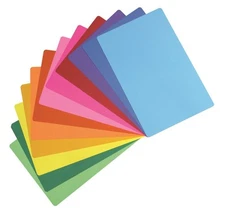 Hygloss Mighty Bright Placemats, 11" x 17" Cardstock, Pack of 24, assorted