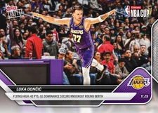 Luka Doncic 43 Points Lakers Cup 2025-26 NBA Topps NOW Card 63 Presale