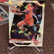 2024 WNBA Prizm TIFFANY MITCHELL #57 White Cracked Ice /35 SUN!