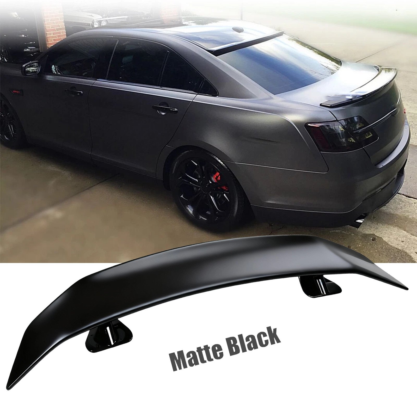 Matte Black 54" Rear Trunk Spoiler Lip Wing Racing For BMW i8 2014- 2019
