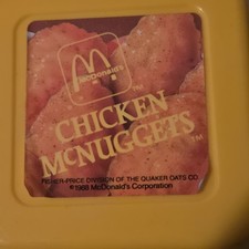 Vintage McDonalds Fisher Price Play Food Chicken Nuggets NICE