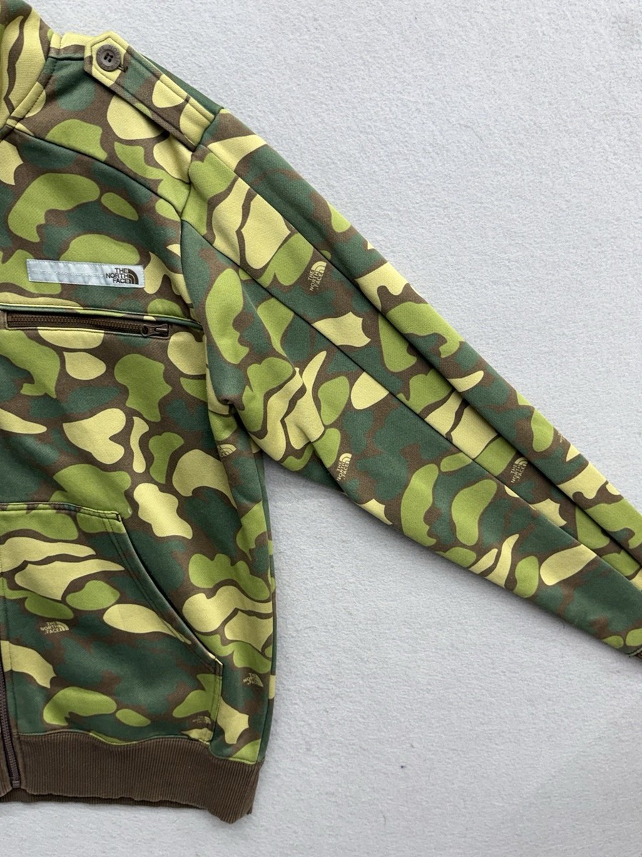 Y2K The North Face Full Zip Sweatshirt Jacket Duck Hunter Camo