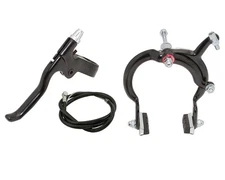 Long Reach Big BMX Front Brake & Lever w Brake Cable Freestyle Bikelife Black