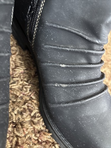 Natural Soul by Naturalizer Women's Size 8 black Zip Boots - Picture 7 of 8