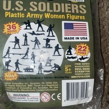 BMC 67013 Army Green 36 Collector Series New 12/2000 Women US Toy Soldiers 1:32