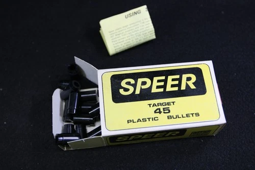 Speer Target 45 Plastic Practice Cartridge Bullets Brand New BNIB NOS Vintage FS - product listing photo