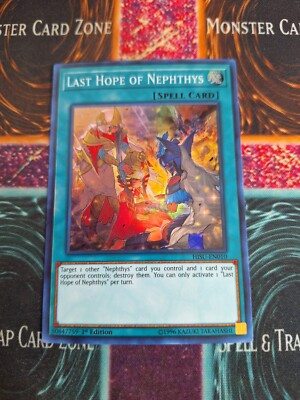 Yu-Gi-Oh! Sammelkarte – Devotee Of Nephthys HISU-EN005 Secret Rare 1. Auflage, Aus Hidden Summoners
