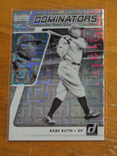 2021 Donruss Dominators Vector #DOM3 Babe Ruth Yankees