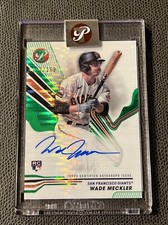 2024 Topps Pristine /150 Wade Meckler Rookie Auto Green Refractor Encased RC