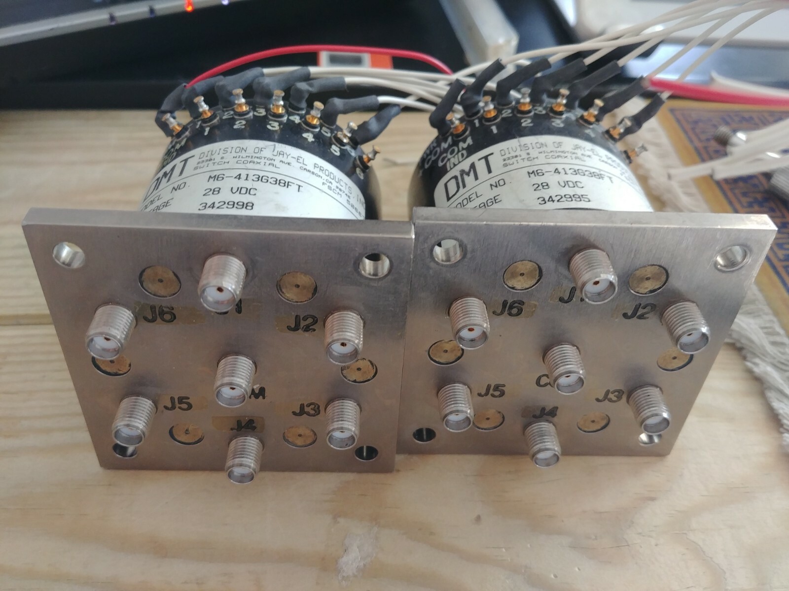 DYNATECH DMT M6-413G38FT Microwave 6-way Coaxial Switch RF SMA ...