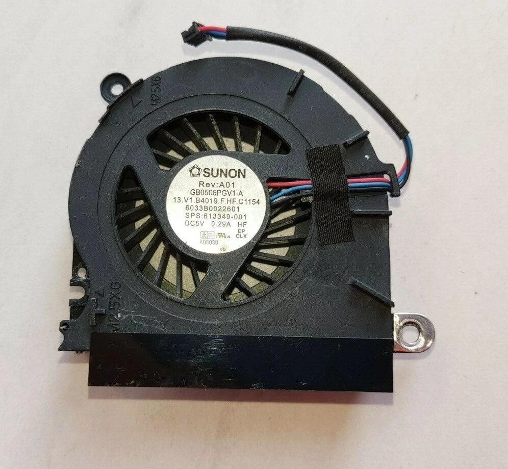 HP ProBook 6555b 6550b 6450b CPU Cooling Fan 3-pin 6033B0022601  
