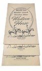 1961 3 BOOK LOT HOW TO RIDE AND TRAIN THE WESTERN HORSE OF BOOK 4,6,7 BY P. MOSS — photo 1