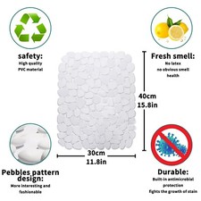 Kitchen Sink Mat for Stainless Steel/Ceramic Sinks. Clear PVC Eco-Friendly 2pk