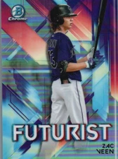 2021 Bowman #FUT-ZV Zac Veen Futurist