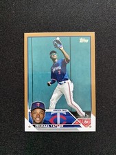 2023 Topps Baseball Card #374 Michael Taylor Gold Variation #'d 1791/2023