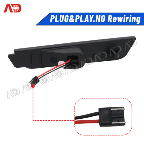 Smoked LED Side Marker Light For Chevy Camaro 2010-2015 Amber Red Front Rear 4x - Picture 10 of 12