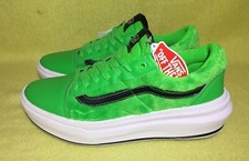 vans old skool overt comfycush Trainers Neon Green Men’s Women’s Size 8uk Rare