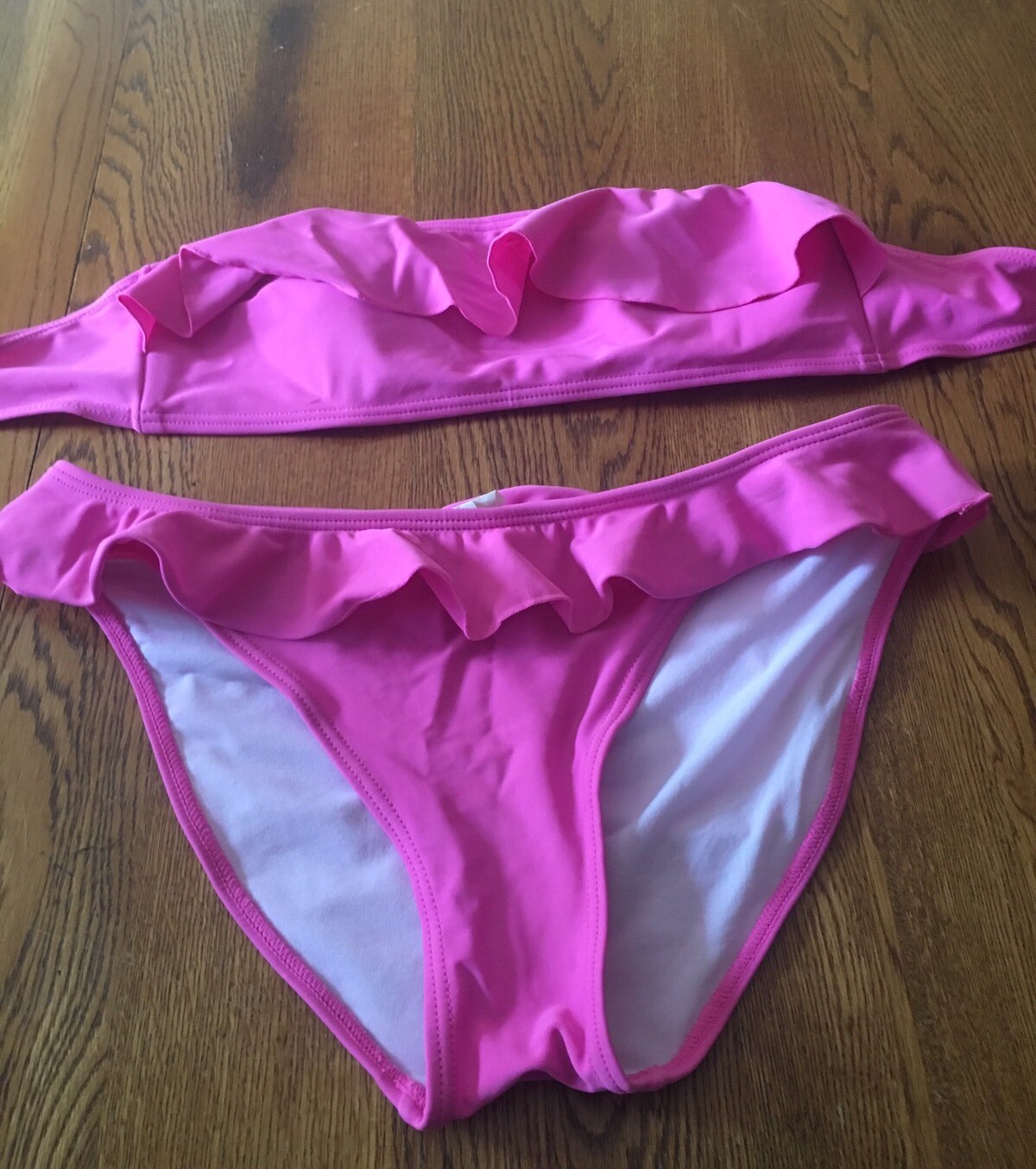 Hula Honey Pink Bikini Swimsuit 2Piece Set Top M, Bo… Gem