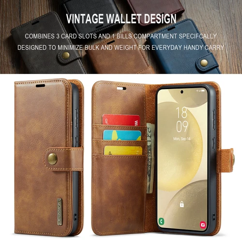 For Samsung Galaxy S25 S24 S23 Ultra A55 A35 A15 A54 Leather Wallet Card Cover - Picture 5 of 57