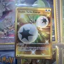 double turbo energy pokemon card 151/172 (Reverse Holo) it provides CC Energy Pokemon Double Turbo Energy Reverse