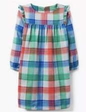 Gymboree NWT Girls Holiday Christmas Red Blue Green Plaid Nightgown Size S 5 6