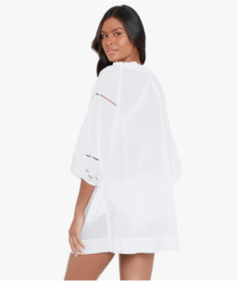 Ralph Lauren Women's Beach Club Solids Embroidered Cover Up Dress