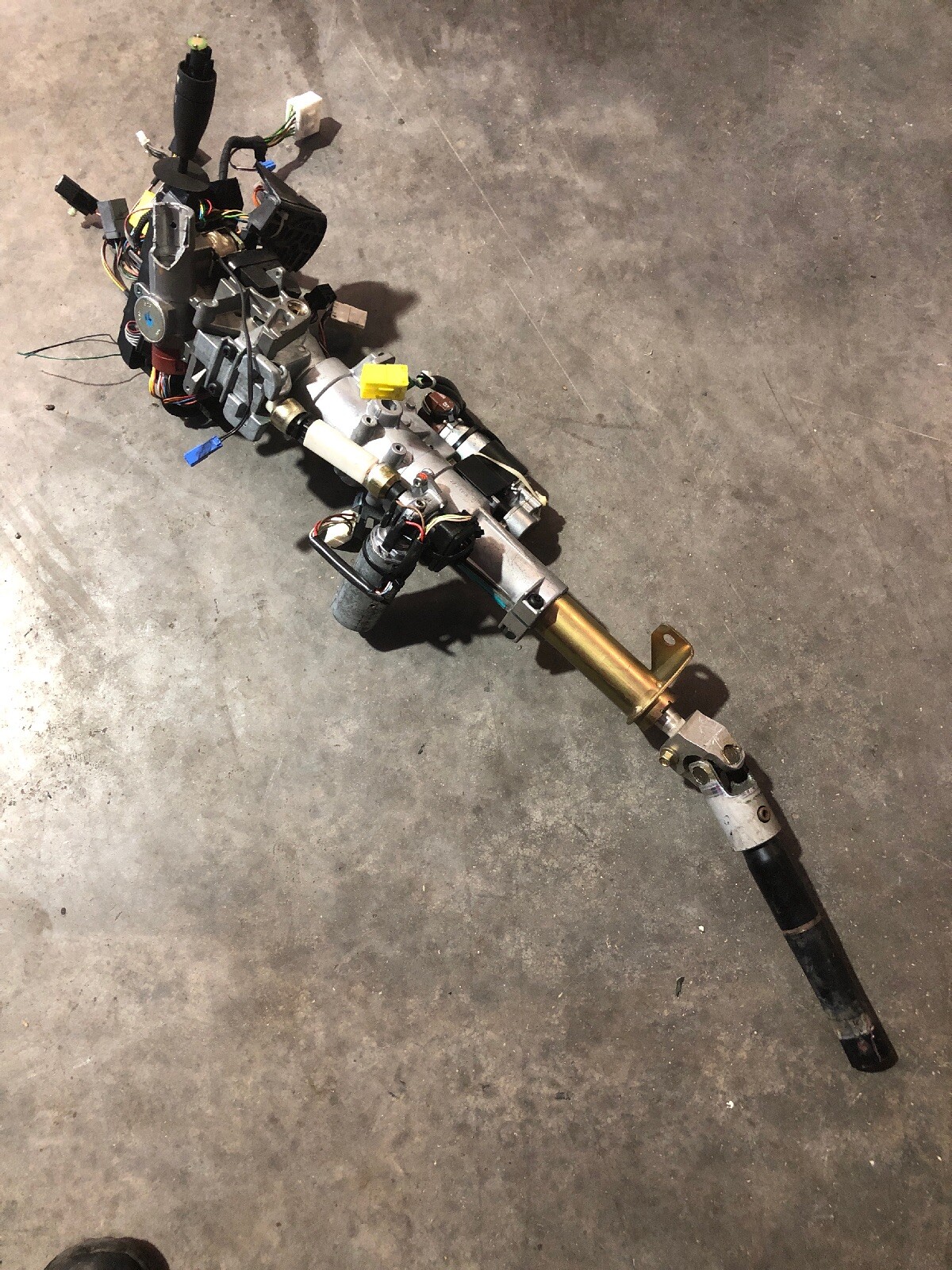 01 02 JAGUAR XK8 Steering Column HJA9261AD JAG X 2001 2002 DAMAGED eBay