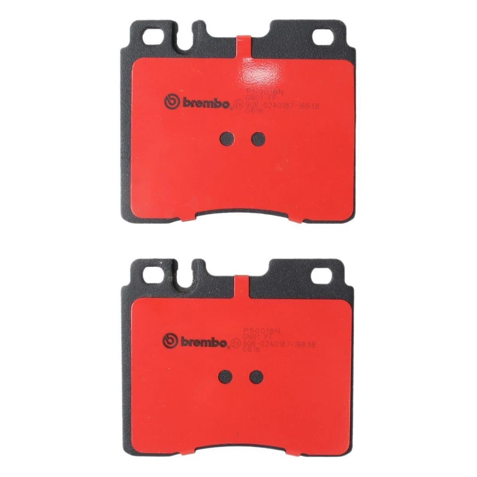 Juego de 2 pastillas de freno de disco delanteras traseras Brembo para Mercedes-Benz 300SD 1992-1993 Foto 3 de 4