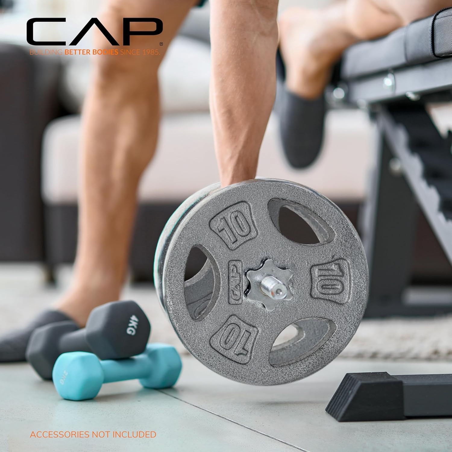 CAP Barbell Standard 1-Inch Grip Weight Plates