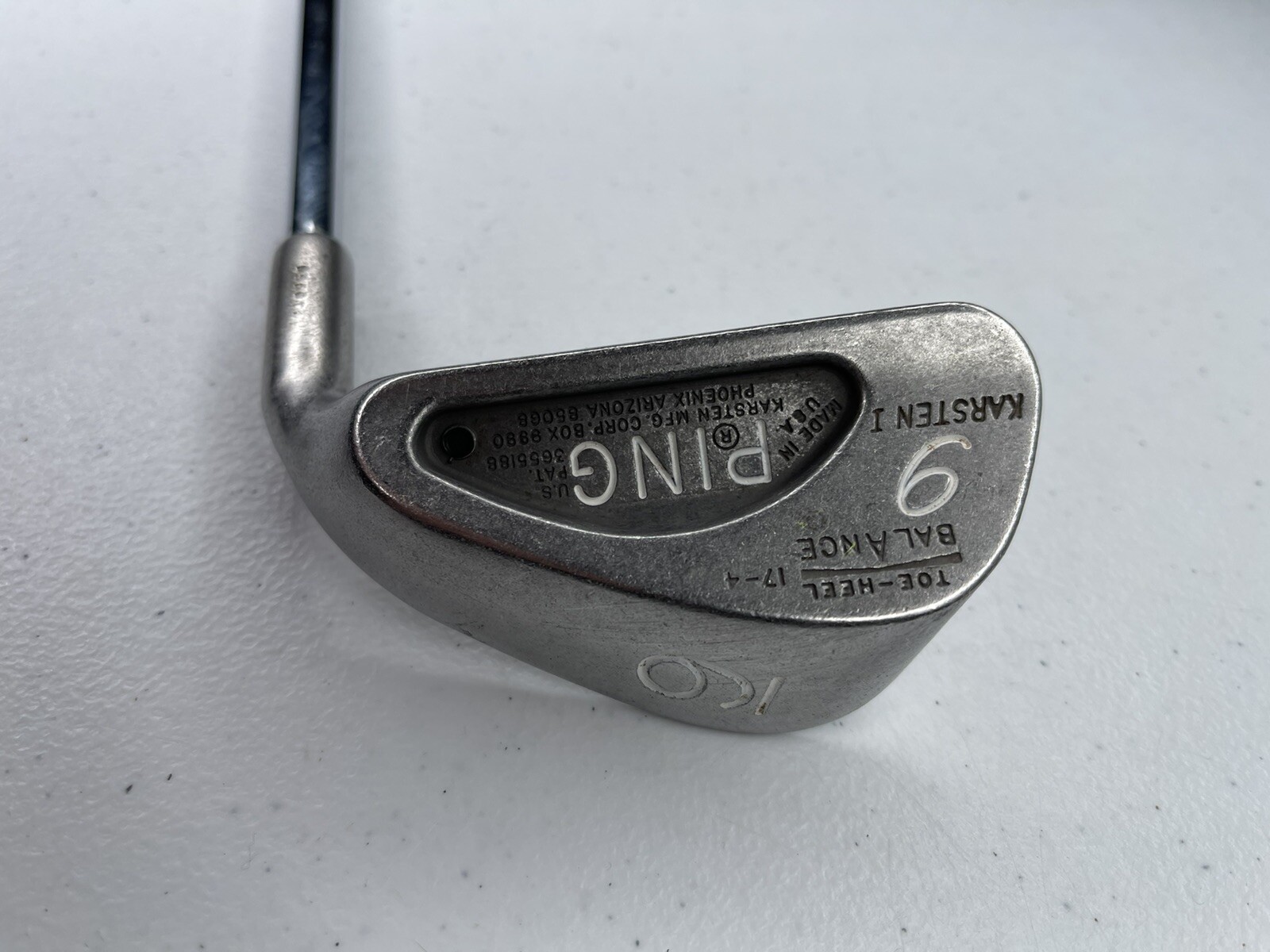 Fers De Golf Ping Karsten I Toe-Heel Balance - 3-PW (sans Le 7 Fer), Acier, Point Noir, Droitier