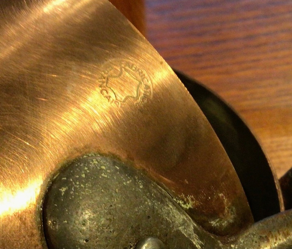 Antique set of 4 French, Nesting COPPER Tin lined COOKING SAUCEPANS