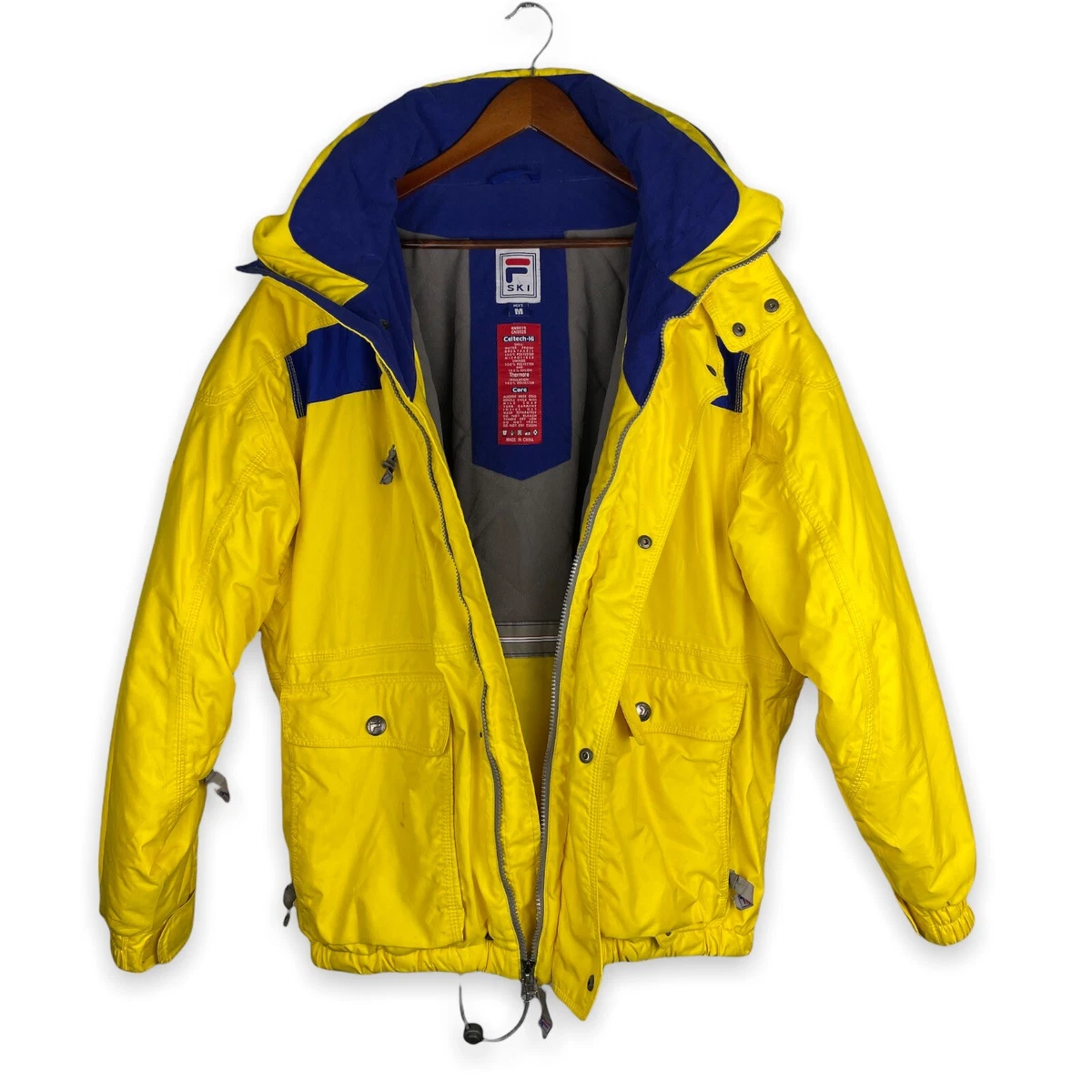 Fila yellow best sale jacket
