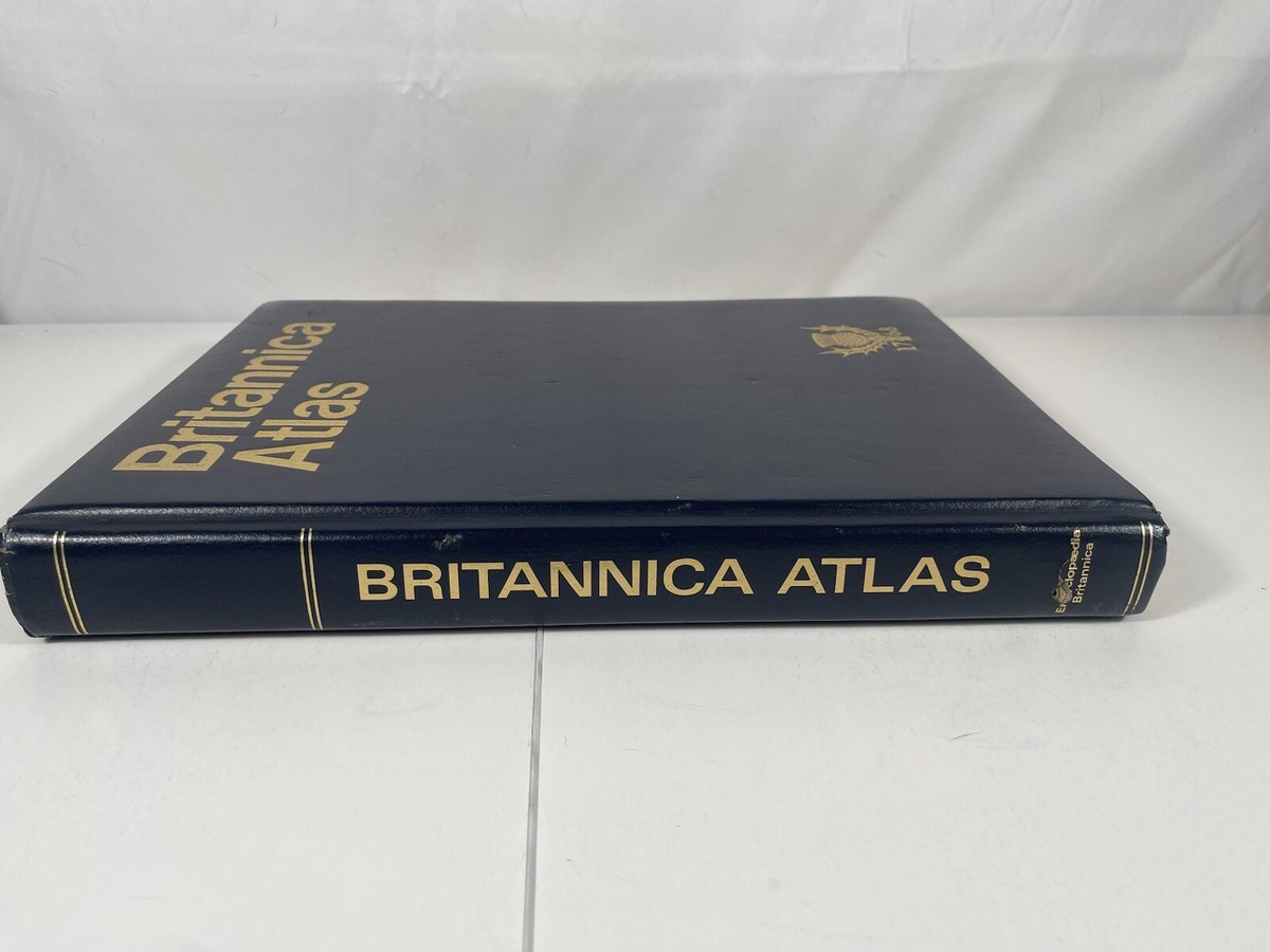 Encyclopedia Britannica World Atlas Hardcover Unabridged