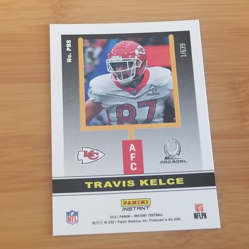 2021 Panini Instant Pro Bowl Set Breaks #8 Travis Kelce Chiefs SP /639 - Picture 2 of 2