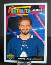 2020-21 Upper Deck Timothy Liljegren Portraits Rookies #P-50 Toronto Maple Leafs