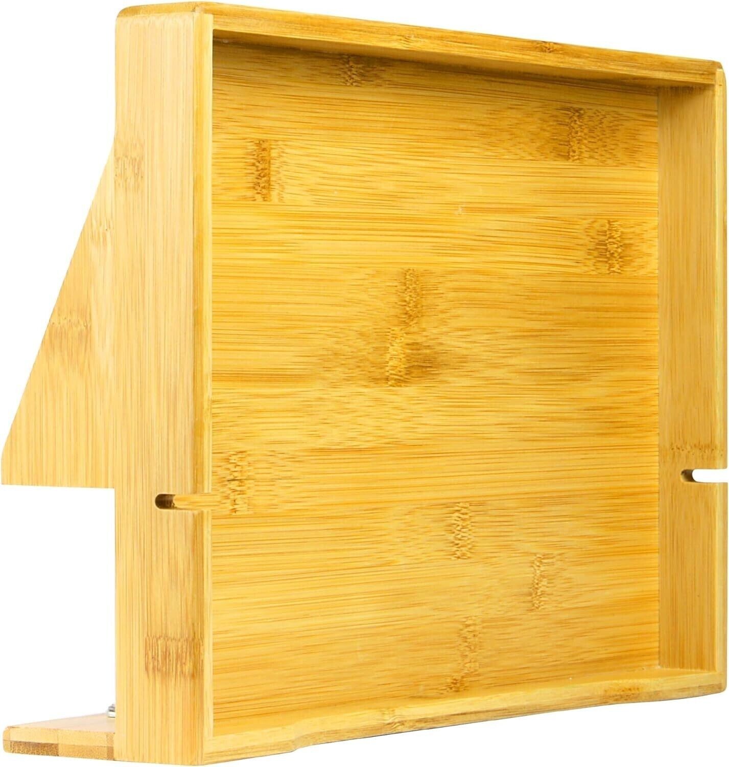 Bedside Bamboo ClipOn Tray Ergonomic Shelf Space Saving Rack Frame