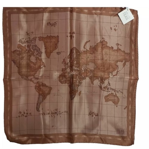 ALVIERO MARTINI 1^CLASSE FOULARD BANDANA GEO SETA - Foto 18 di 54