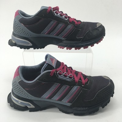 Adidas Womens 6.5 Marathon TR 10 Low Top Running Shoes Sneakers Black  G21776 | eBay