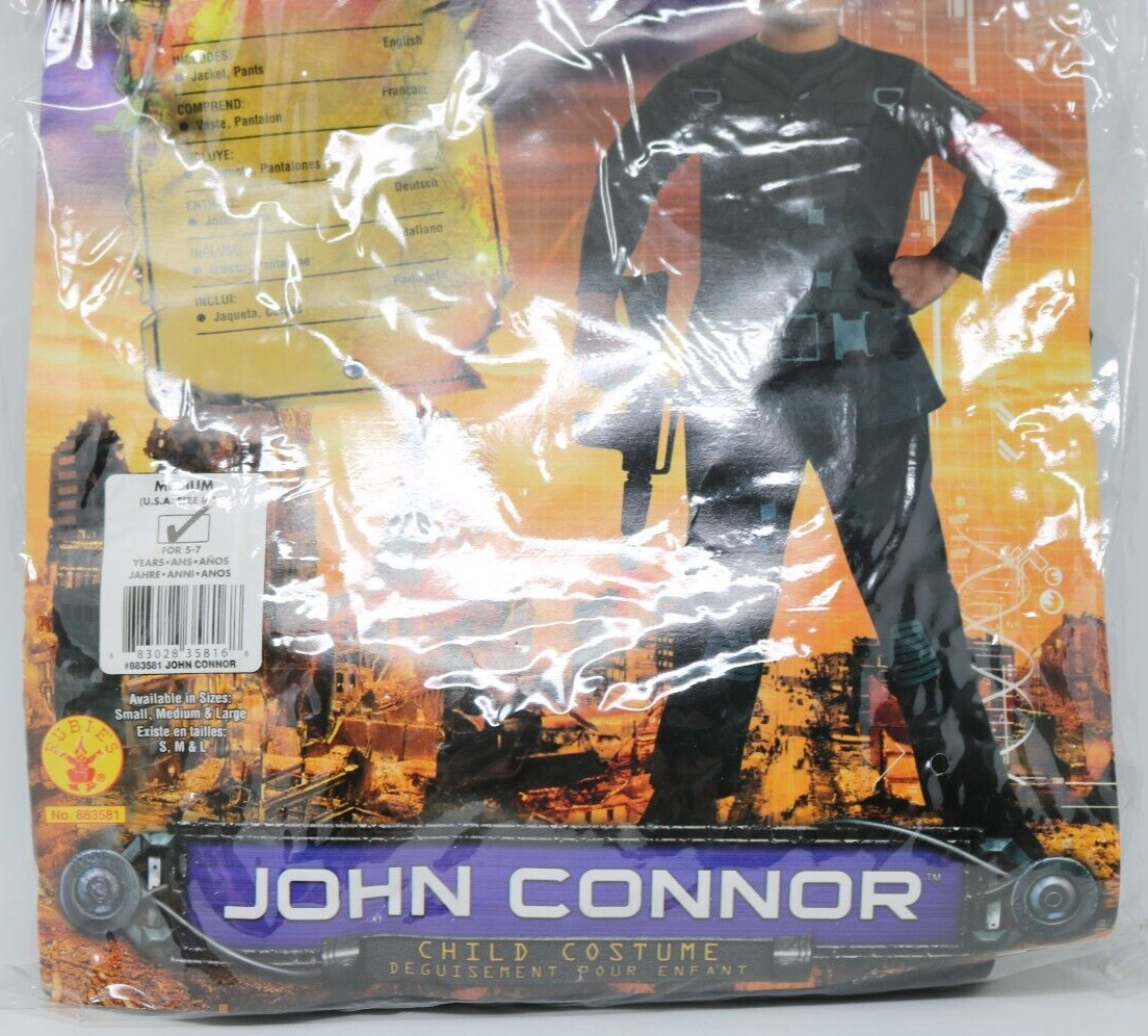 Terminator Salvation John Connor Child Costume Medium New 8-10