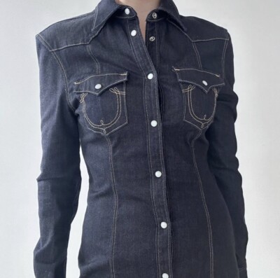 white christmas dresses Rodeo Darling Denim Dress Large