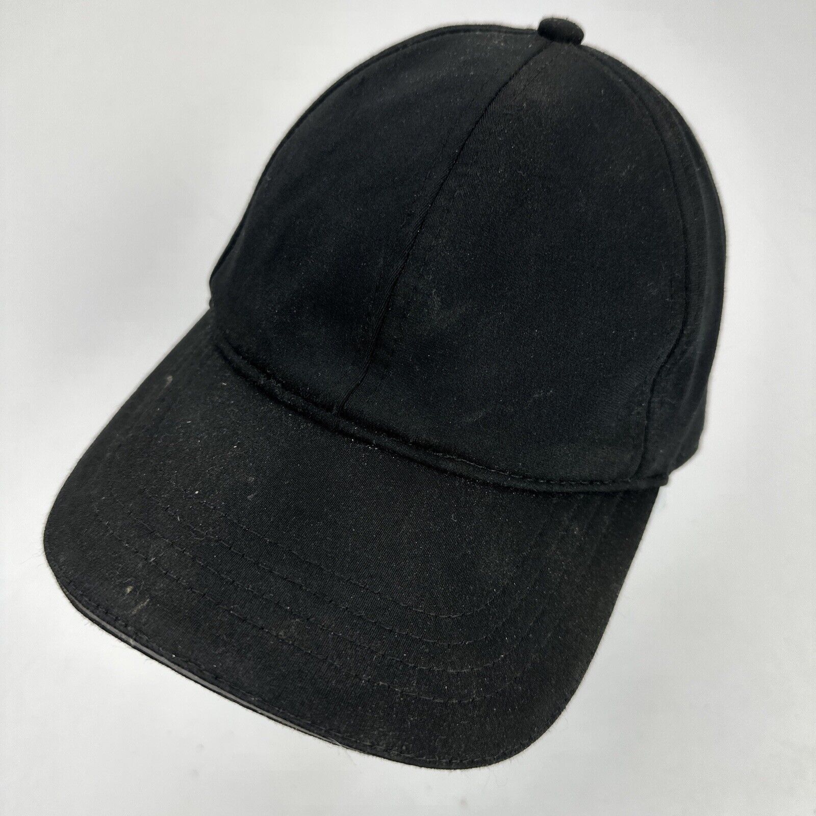 PONY Cappello berretto palla nero vuoto senza marchio regolabile baseball coda di cavallo foro