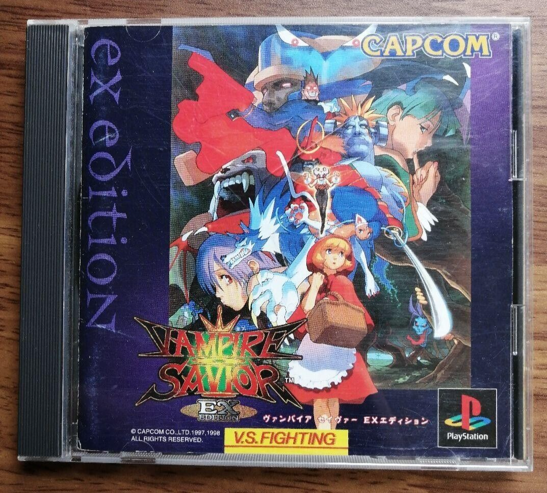 PS1 Vampire Savior EX Edition PlayStation Capcom Japan