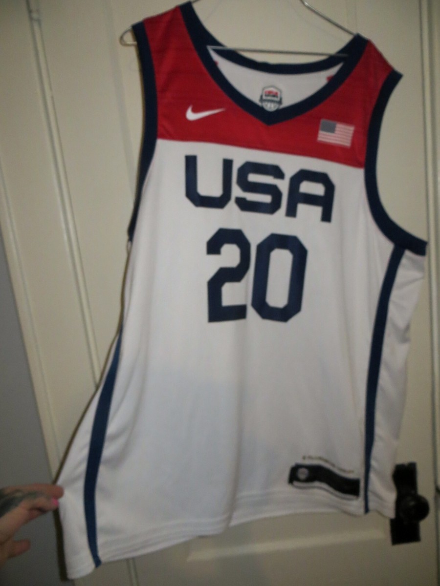 Nike Team USA Basketball Jersey XXL LIMITED #20 E PLURIBUS UNUM | eBay