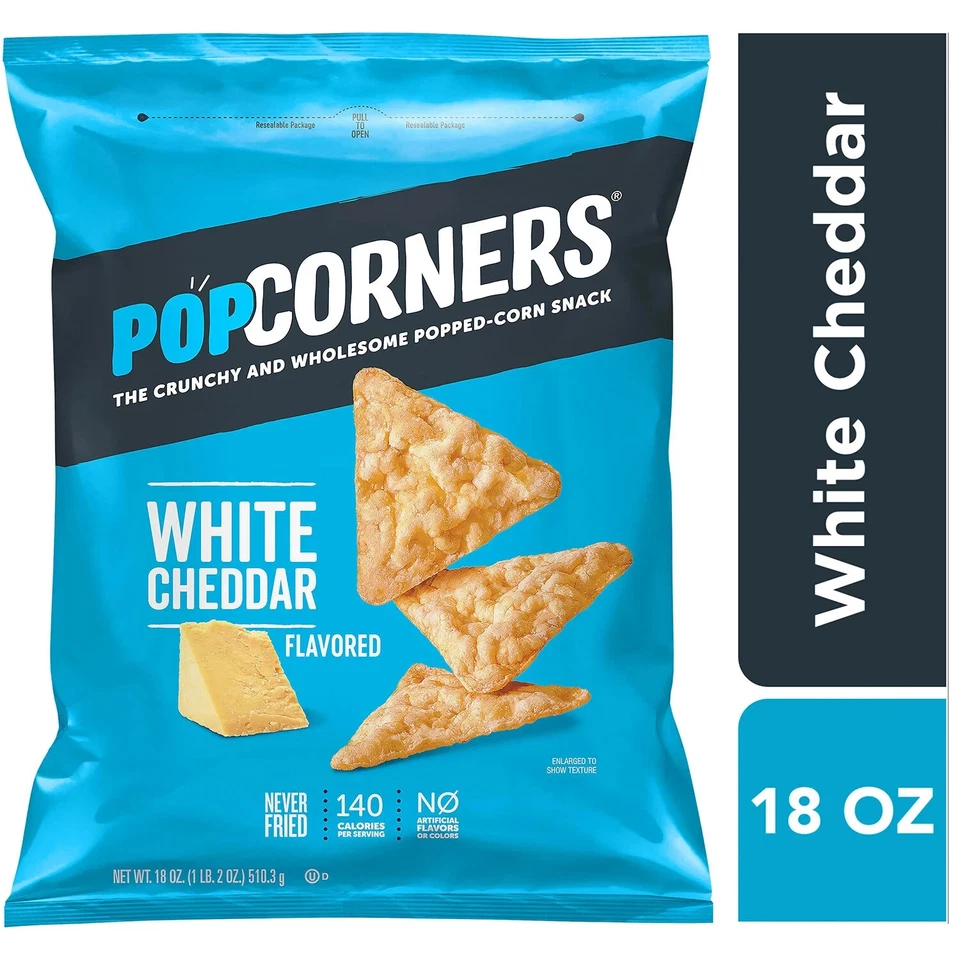 Popcorners White Cheddar Popped-Corn Snack, 18 oz. - Image 3 of 3