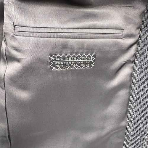 Chaqueta Abrigo Deportivo De Colección Mani Giorgio Armani Blazer Para Hombres 38R Gris Lana Espiga - Imagen 7 de 17