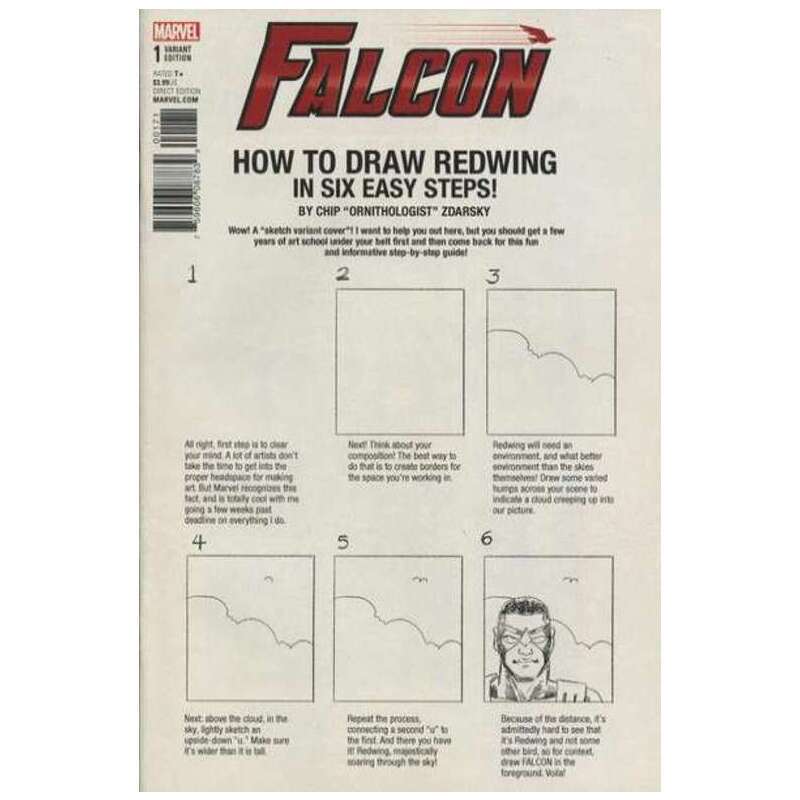 Falcon (2017 series) #1 Cover 7 in Near Mint minus condition. Marvel comics [h^