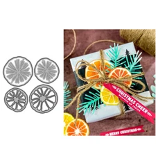 Metal Cutting Dies Citrus Slice Stencil Embossing Scrapbooking Album Paper Craft