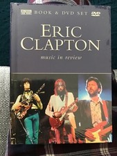 Music in Review by Eric Clapton DVD, 2006 dvd  book. Region 2 dvd.