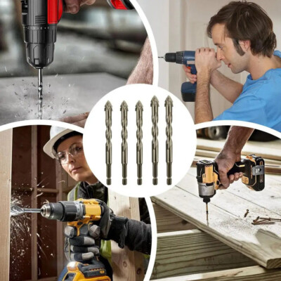 Sägezahn Exzenterbohrer titanbeschichtet Multi-Size Set 6/8/10/12 mm Nut